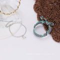 Shangjie Oem Summer Beach Double Round Wave Neckle